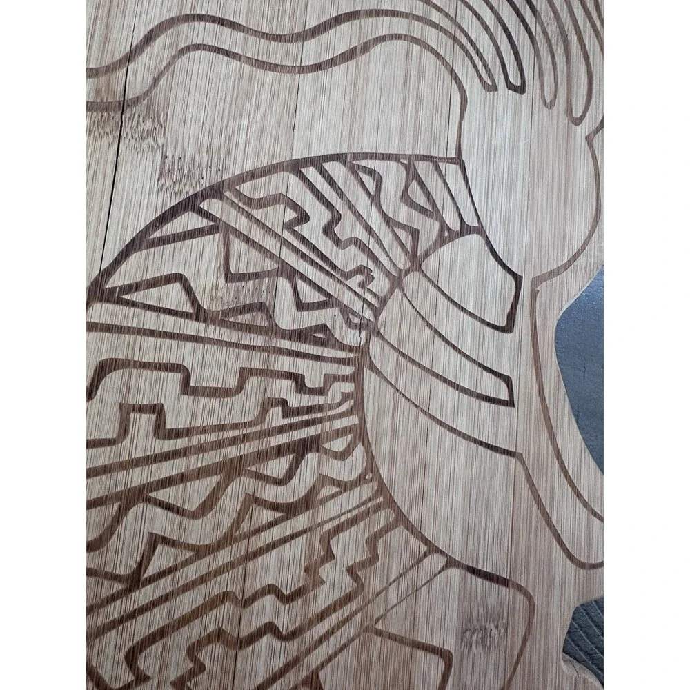 RARE Totally Bamboo Kokopelli Serving Cutting Board New Mexico Wall Art